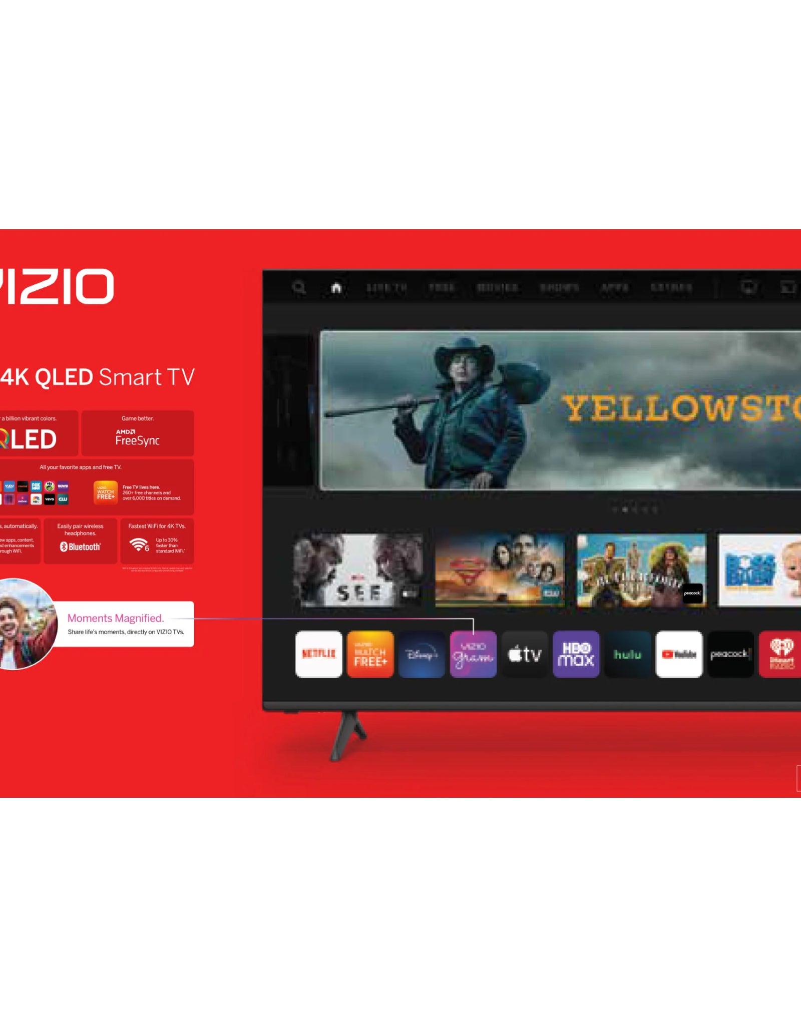 55" Class Quantum 4K QLED HDR Smart TV (M55Q6-L4)