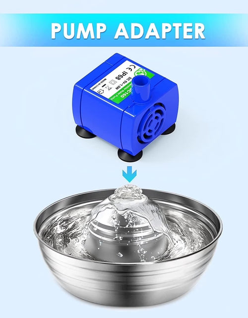 Load image into Gallery viewer, Replacement Pump for Cat Water Fountain, Ultra Quiet Long Lifespan Water Pump for Pet Water Fountain, Dog Water Bowl Dispenser For Cat &amp; Dog
