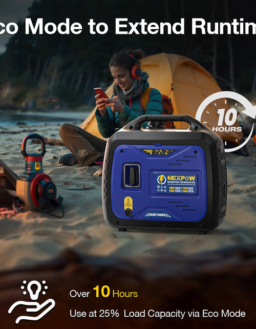 Load image into Gallery viewer, 3500W Portable Inverter Generator, Dual Fuel Super Quiet Generator, Eco-Mode Feature, Parallel Capability, EPA Compliant, Lightweight for Backup Home &amp; Camping
