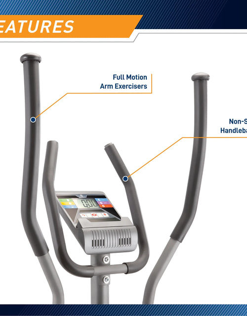 Load image into Gallery viewer, Home Gym Elliptical Trainer with Display Panel and Oversized Pedals
