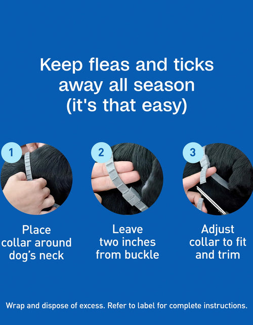 Load image into Gallery viewer, Flea &amp; Tick Collar plus for Dogs &amp; Puppies, 2 Pack, 12 Month Protection, Adjustable One Size, Kills Fleas, Ticks &amp; Repels Mosquitoes, excluding California
