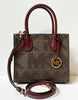 Mk Laser Cut Brown Merlot
