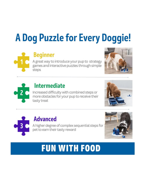 Load image into Gallery viewer, Dog Gambling Tower Strategy Game, Level 1, Beginner Dog Puzzle Toy, Treat Dispenser
