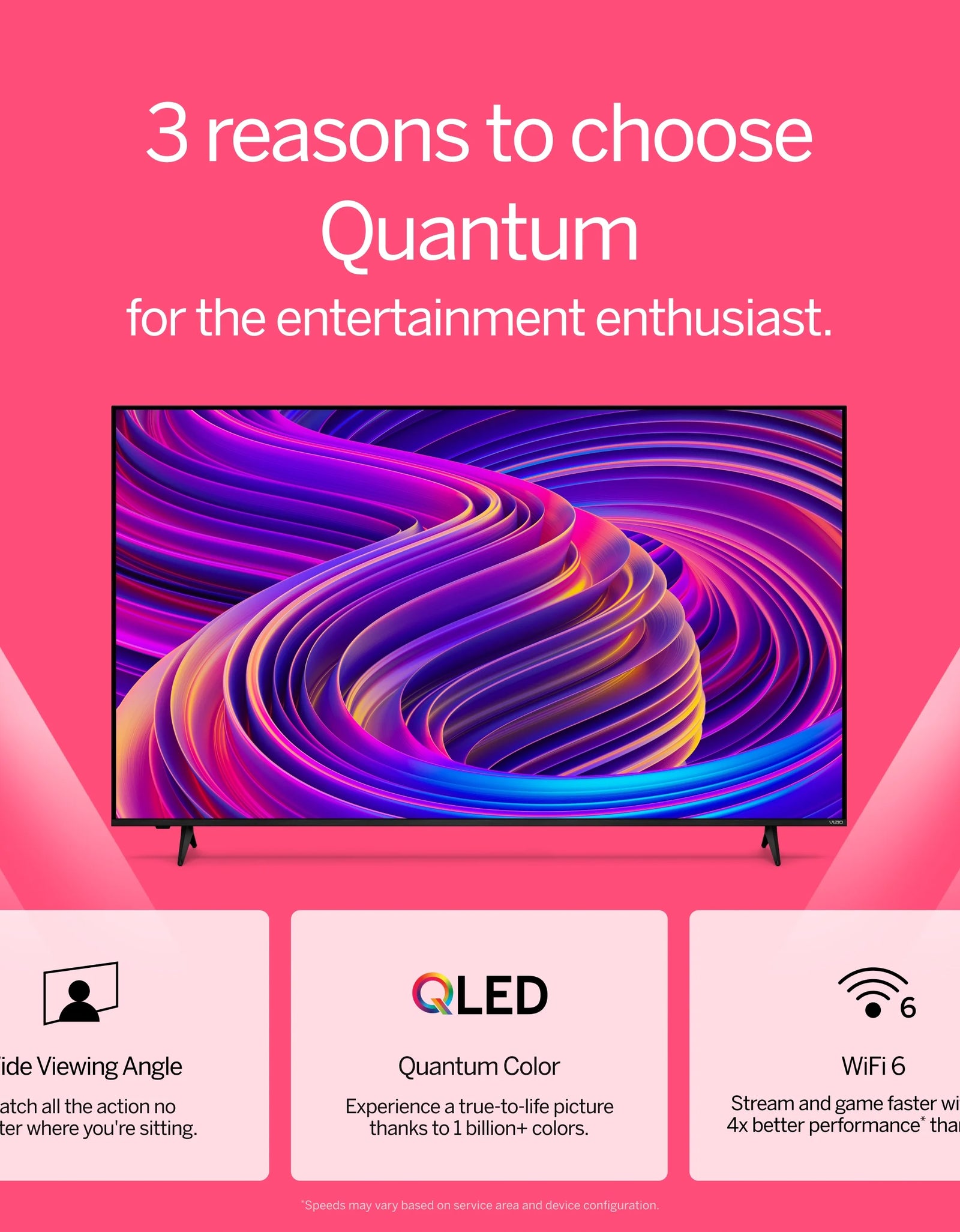 55" Class Quantum 4K QLED HDR Smart TV (M55Q6-L4)