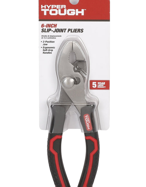 Load image into Gallery viewer, 6" Standard Slip Joint Pliers , Ergonomic Handle, 2-Position Jaw
