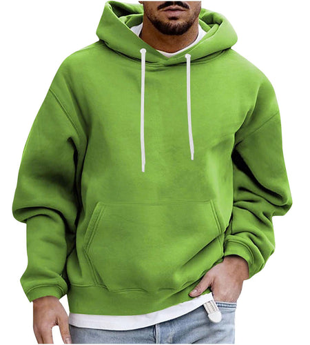 Hoodie for Men Big and Tall,Men Casual Overiszed Hoodies round Neck with Pocket Pullover Long Sleeve Tops Sweatshirt