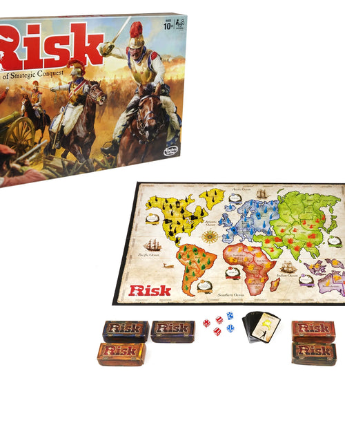Load image into Gallery viewer, Risk Board Game, Strategy Games, War Board Games for Adults and Family, 2-5 Players, Ages 10+
