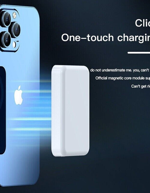 Load image into Gallery viewer, 10000Mah Power Bank Magnetic Battery Pack Wireless Charger
