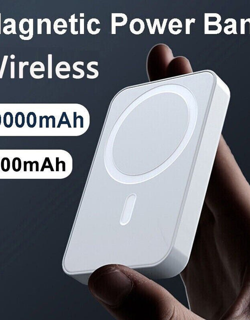 Load image into Gallery viewer, 10000Mah Power Bank Magnetic Battery Pack Wireless Charger
