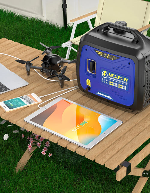 Load image into Gallery viewer, 3500W Portable Inverter Generator, Dual Fuel Super Quiet Generator, Eco-Mode Feature, Parallel Capability, EPA Compliant, Lightweight for Backup Home &amp; Camping
