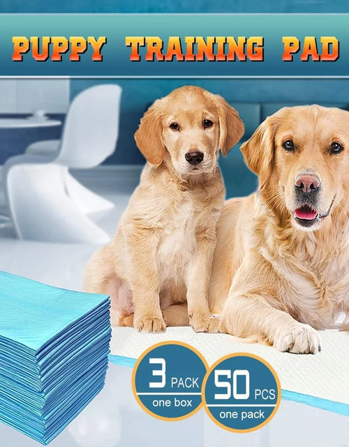 Load image into Gallery viewer, 150 Count Medium ( M 30" X 36") Super Absorbent Dog and Puppy Training Pads, Pet Diaper Pee Pads
