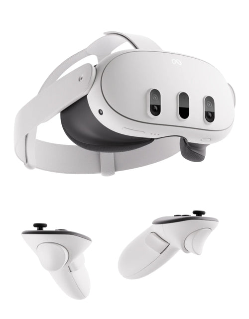 Load image into Gallery viewer, Quest 3 512GB | VR Headset — Thirty Percent Sharper Resolution — 2X Graphical Processing Power — Virtual Reality without Wires — Access to 40+ Games with a 3-Month Trial of  Horizon+
