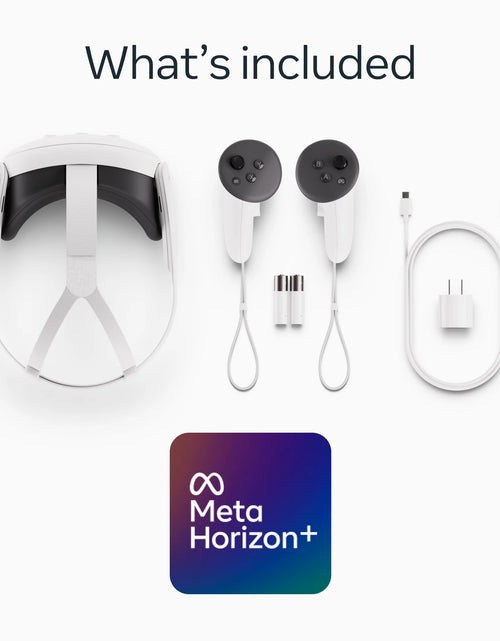 Load image into Gallery viewer, Quest 3 512GB | VR Headset — Thirty Percent Sharper Resolution — 2X Graphical Processing Power — Virtual Reality without Wires — Access to 40+ Games with a 3-Month Trial of  Horizon+
