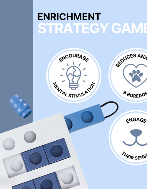 Load image into Gallery viewer, Dog Gambling Tower Strategy Game, Level 1, Beginner Dog Puzzle Toy, Treat Dispenser

