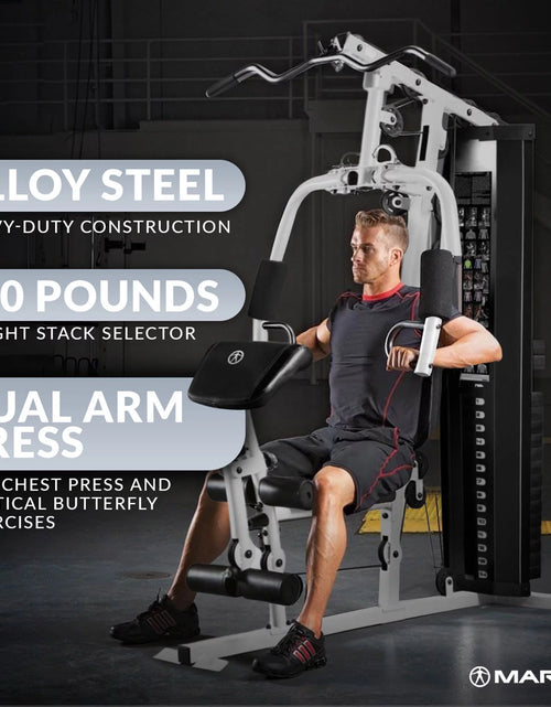 Load image into Gallery viewer, Home Gym Workout Station with Weights, Fully Body Training System
