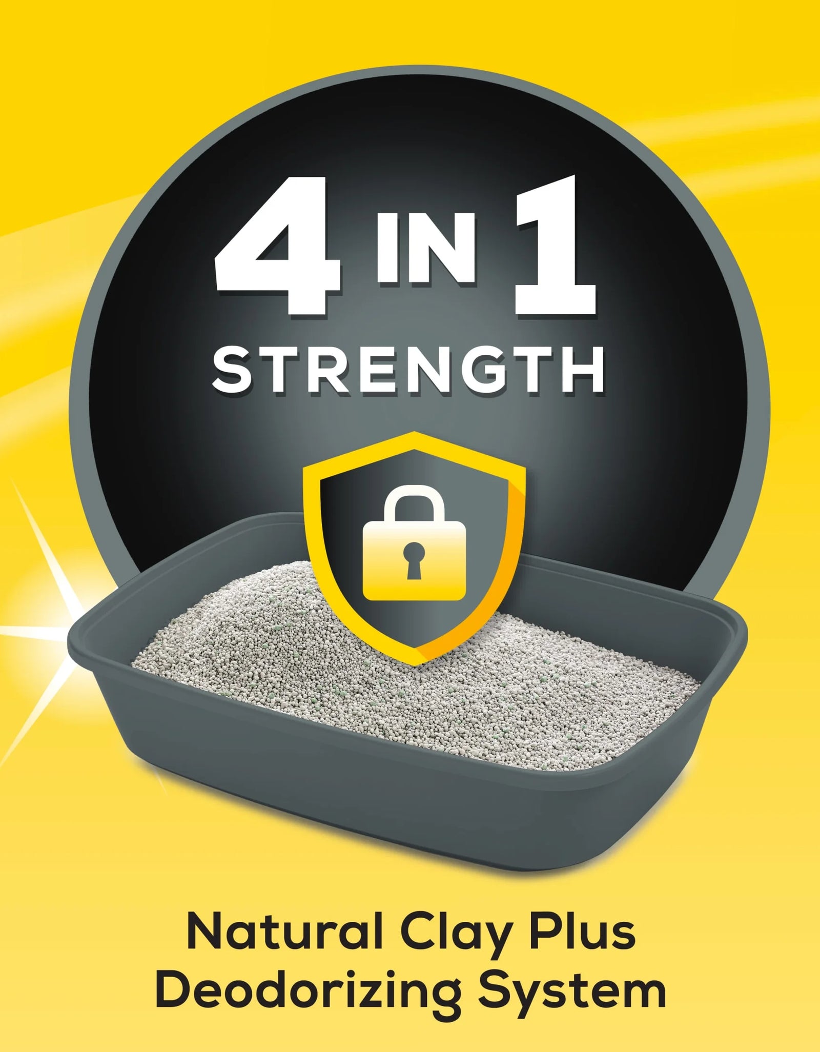 Purina  4-In-1 Strength Clumping Cat Litter, Floral Scent, 35 Lb Pail