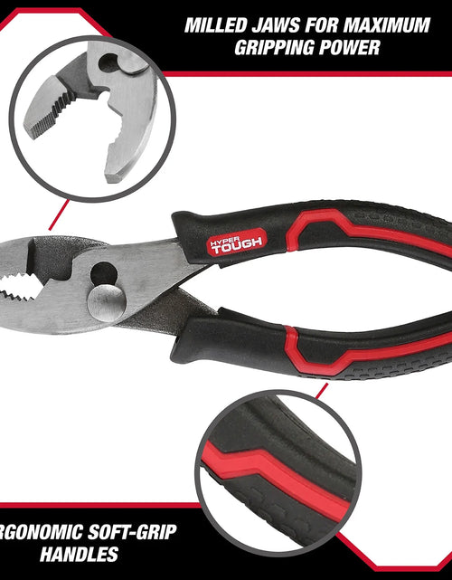 Load image into Gallery viewer, 6" Standard Slip Joint Pliers , Ergonomic Handle, 2-Position Jaw
